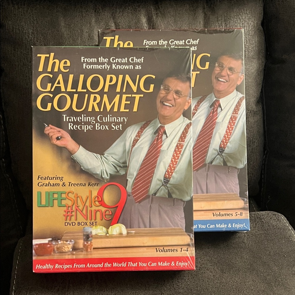 *New* The Galloping Gourmet DVD Box Set - Lifestyle #9 - Volume 1-8